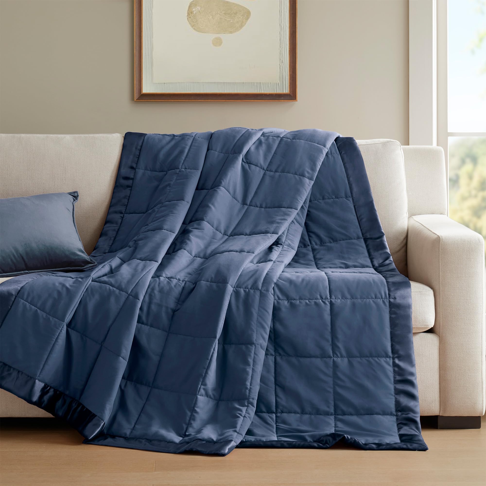 Windom satin trim detail adds a silky touch