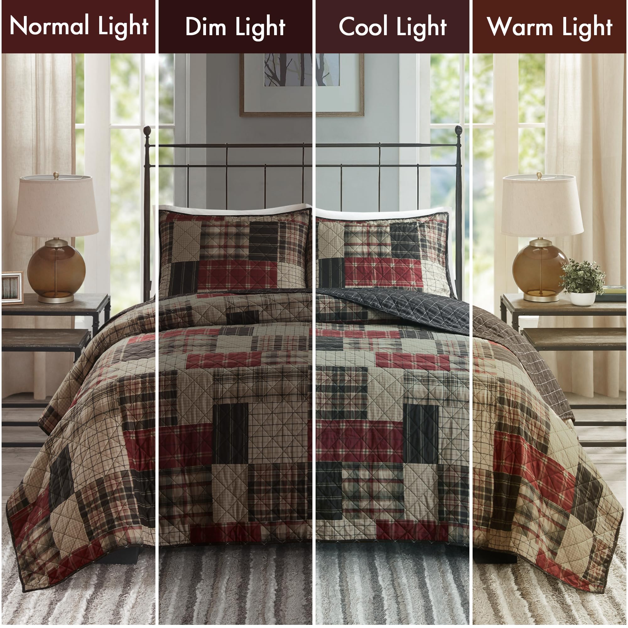 Madison Park bed set simplifies styling and care.