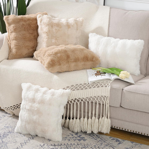 MADIZZ cream decor idea on bed showcases versatile styling for bedrooms.