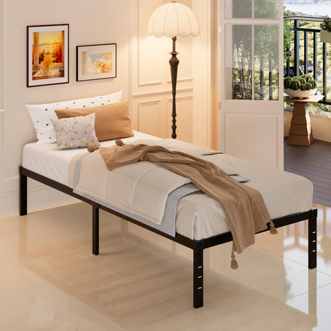 Maenizi heavy-duty twin bed frame easy assembly with included tools