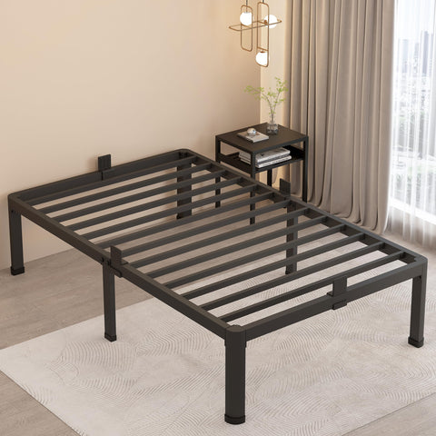 MAF 18-inch twin XL bed frame with round corner legs for safer setup