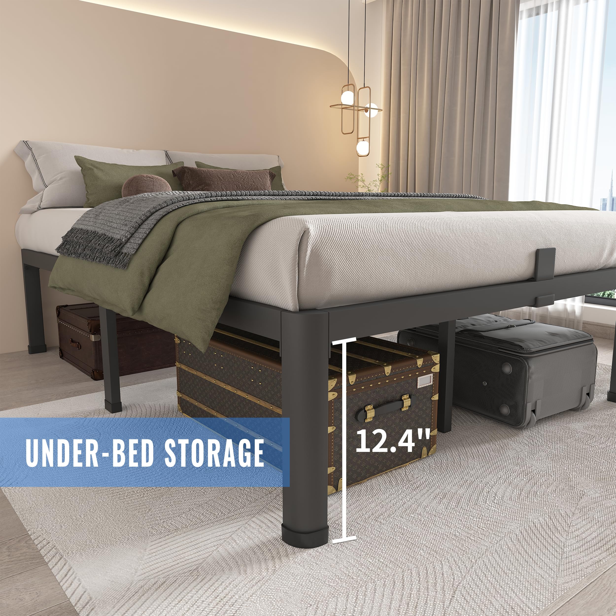 MAF anti-slip design prevents mattress shifting during use