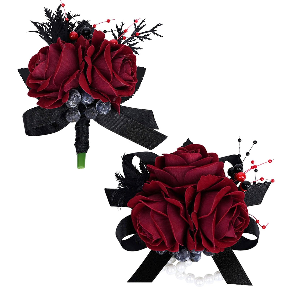 MAFELOE corsage with elastic band for easy prom wear