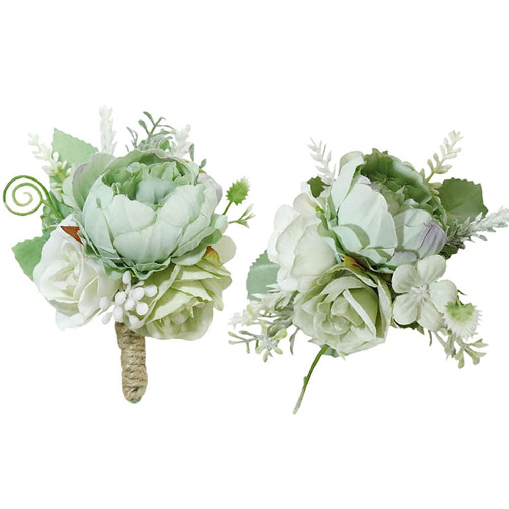 MAFELOE wrist corsage light green for weddings and events