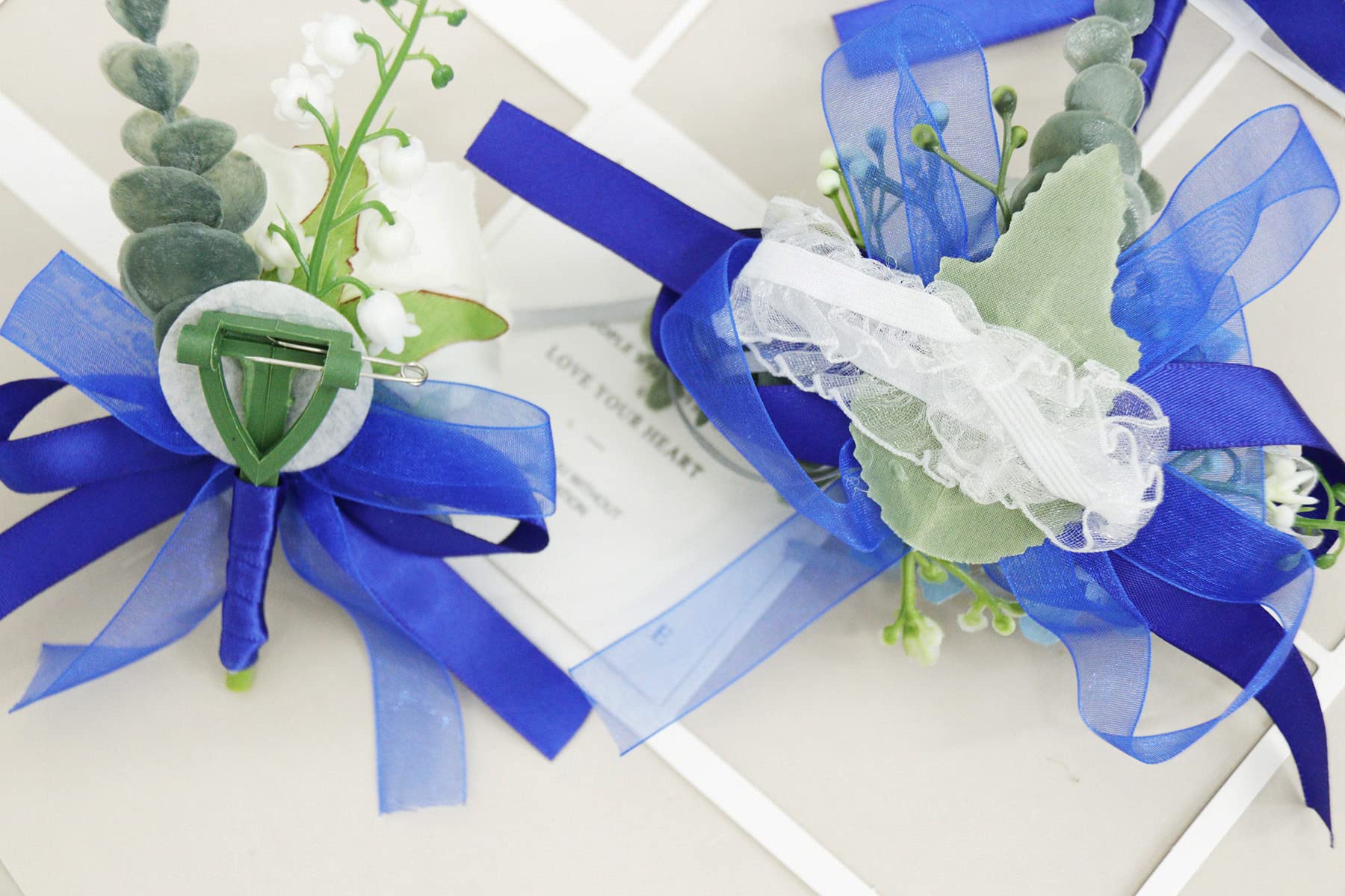 MAFELOE decorative greenery and ribbons add elegant detail