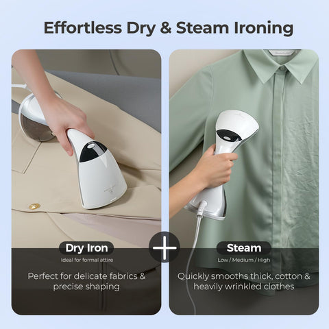 Mafilise Steamer anti-drip system keeps fabrics spotless during use.