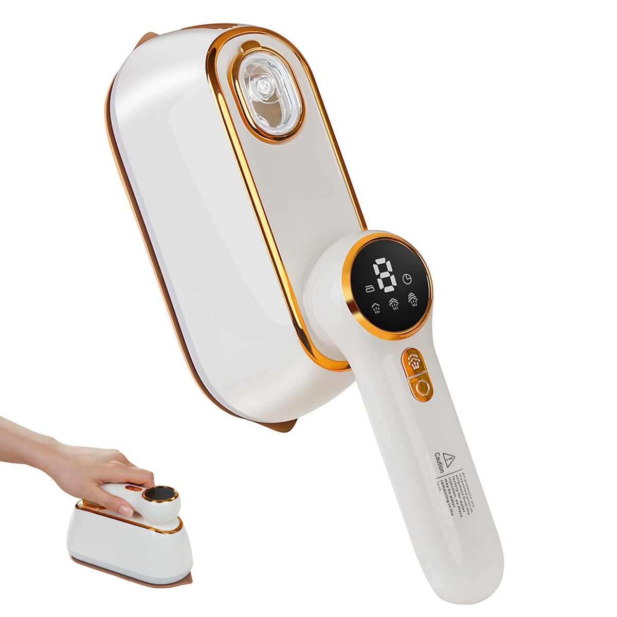 MaFilise travel steamer 2in1 design for quick wrinkle removal on the go