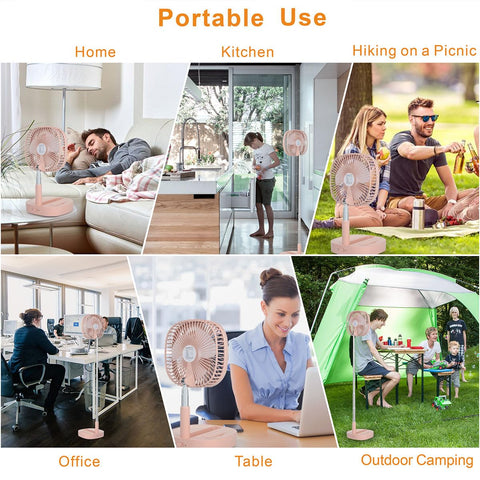 Magesh foldable desk fan compact USB powered for on the go.