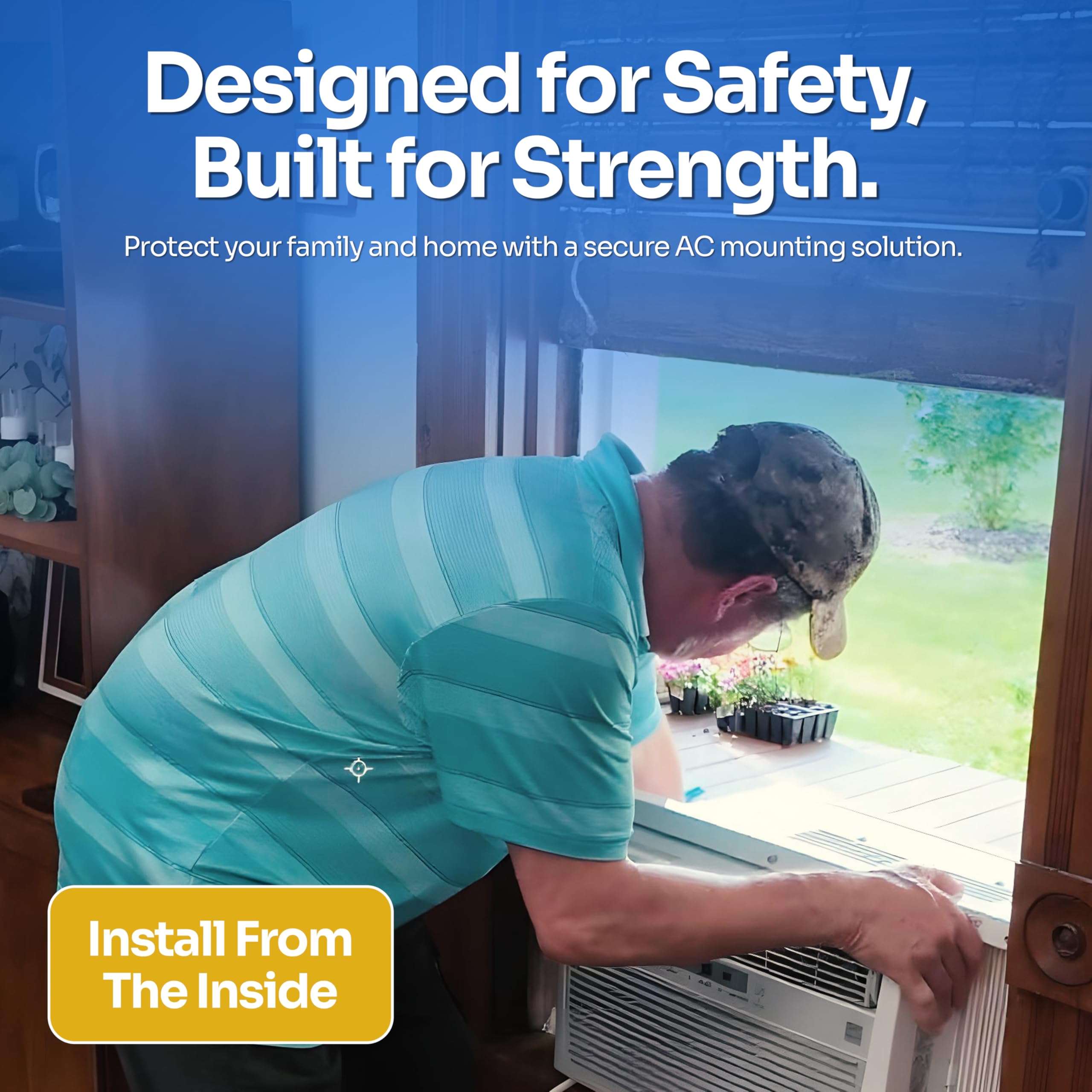 MAGIC A/C MOUNT quick 4-step install from inside
