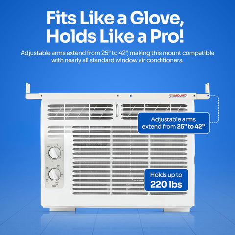 MAGIC A/C MOUNT rust-resistant steel maintains long-lasting durability