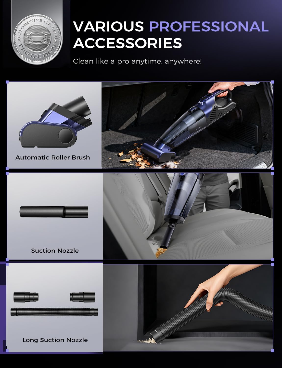 Magic John Pet Vac dual-filter system protects motor and maintains suction