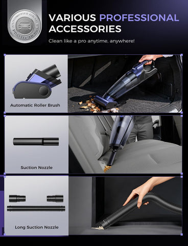 Magic John Pet Vac dual-filter system protects motor and maintains suction