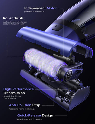 Magic John Pet Vac dual suction modes for surfaces and fabrics
