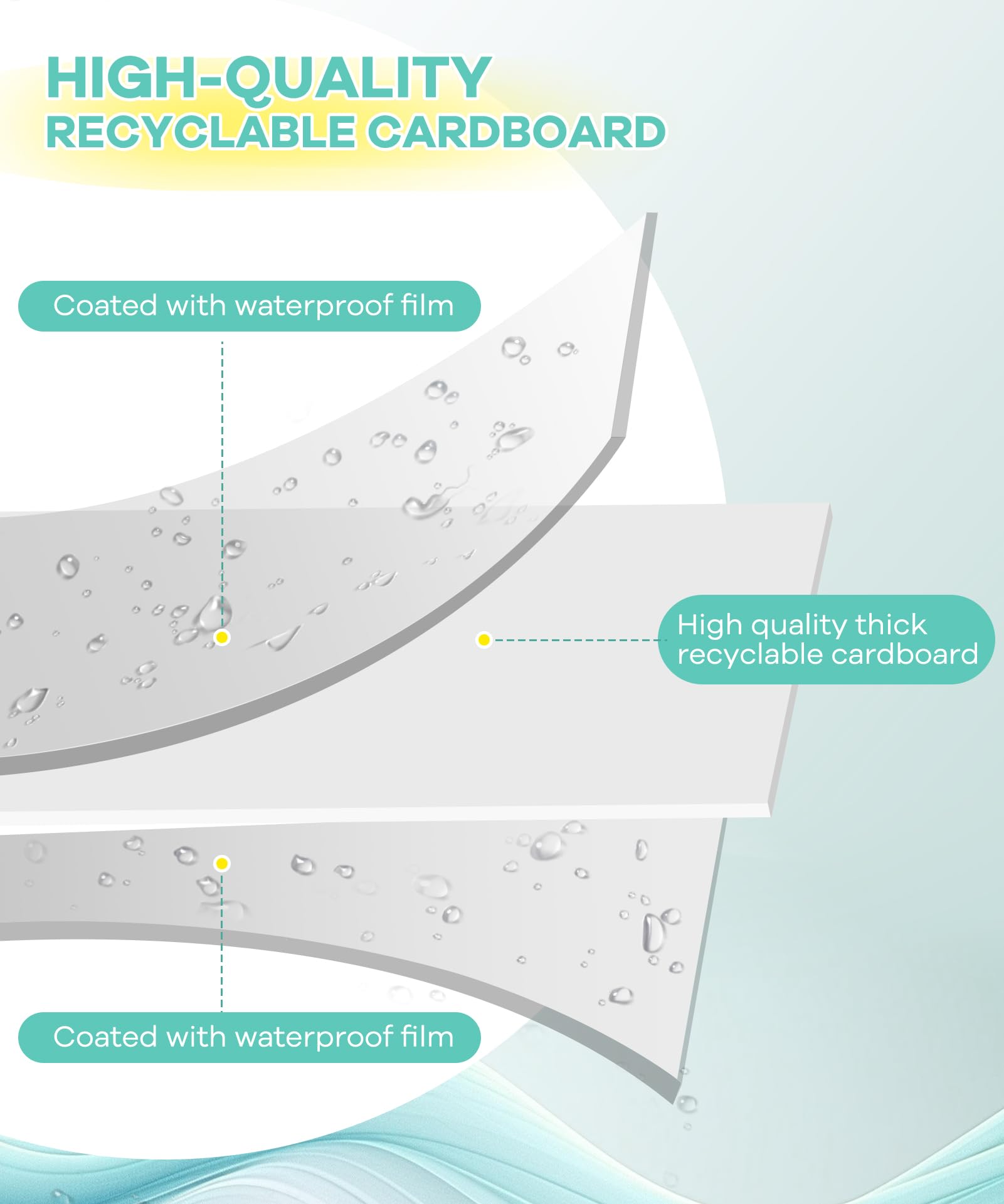 Magicheap collapsible trash can with handle for easy transport.