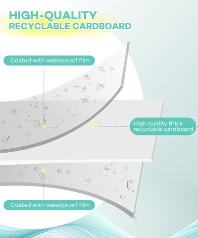 Magicheap collapsible trash can with handle for easy transport.