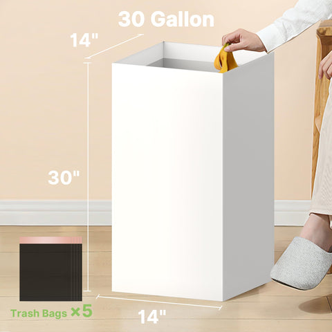 Magicheap foldable trash can flat-pack design for easy storage.