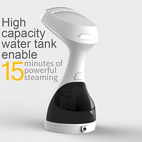 MagicPro detachable water tank 300ml enables extended steaming without refills.