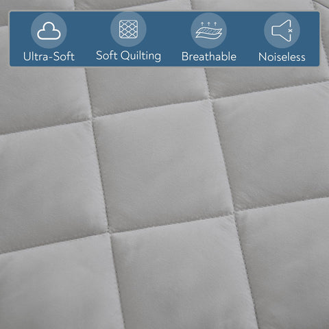 Magik & Kover noiseless topper stays quiet during restless nights