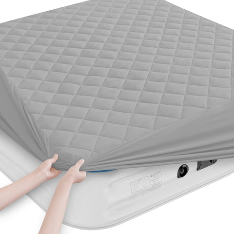 Magik & Kover Queen Mattress Pad with soft quilted top for added comfort