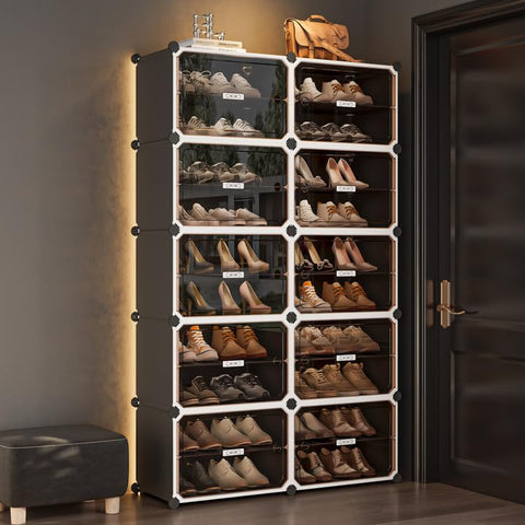 MAGINELS shoe rack dustproof design ready for easy cleaning and maintenance.
