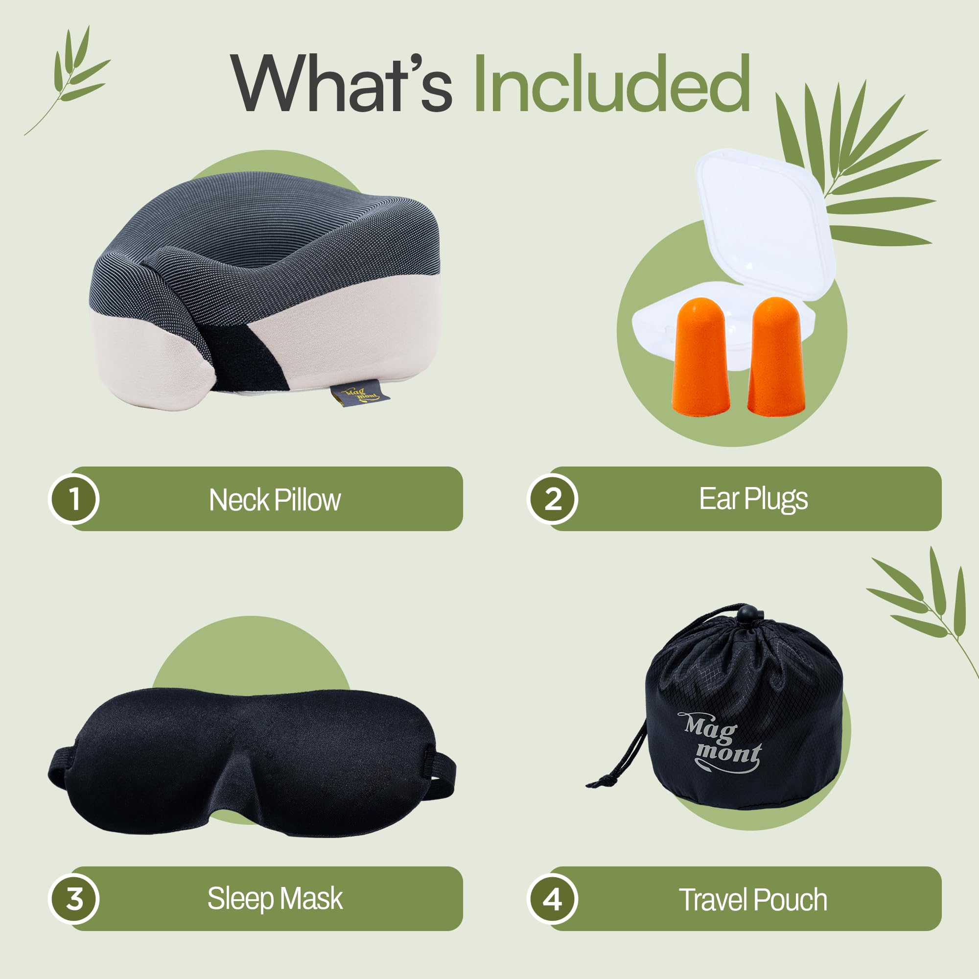 Magmont 3D ergonomic sleep mask for comfortable rest on the go