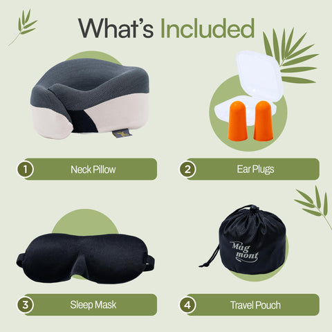 Magmont 3D ergonomic sleep mask for comfortable rest on the go