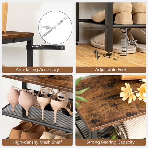 MAHANCRIS space-saving tall design fits narrow spaces.