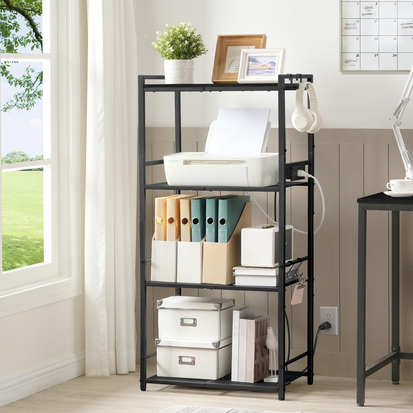 MAHANCRIS bakers rack suitable for dining room organization
