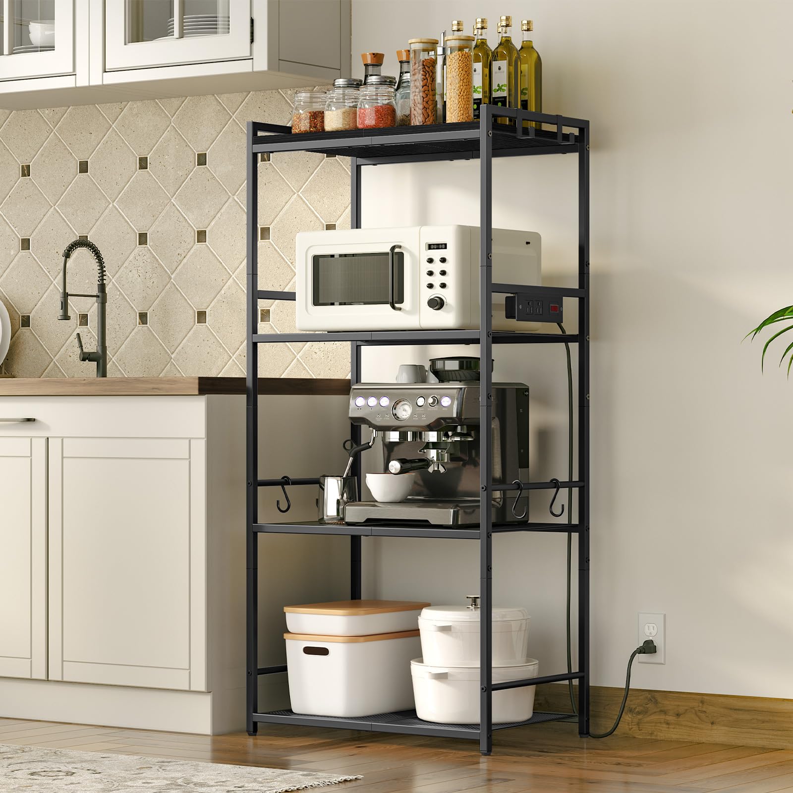 MAHANCRIS bakers rack hooks for hanging tools