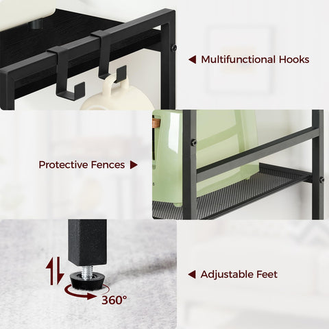 MAHANCRIS kitchen storage shelf with ample space