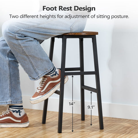 Built to last with reliable load capacity of 220 lb per stool by MAHANCRIS.