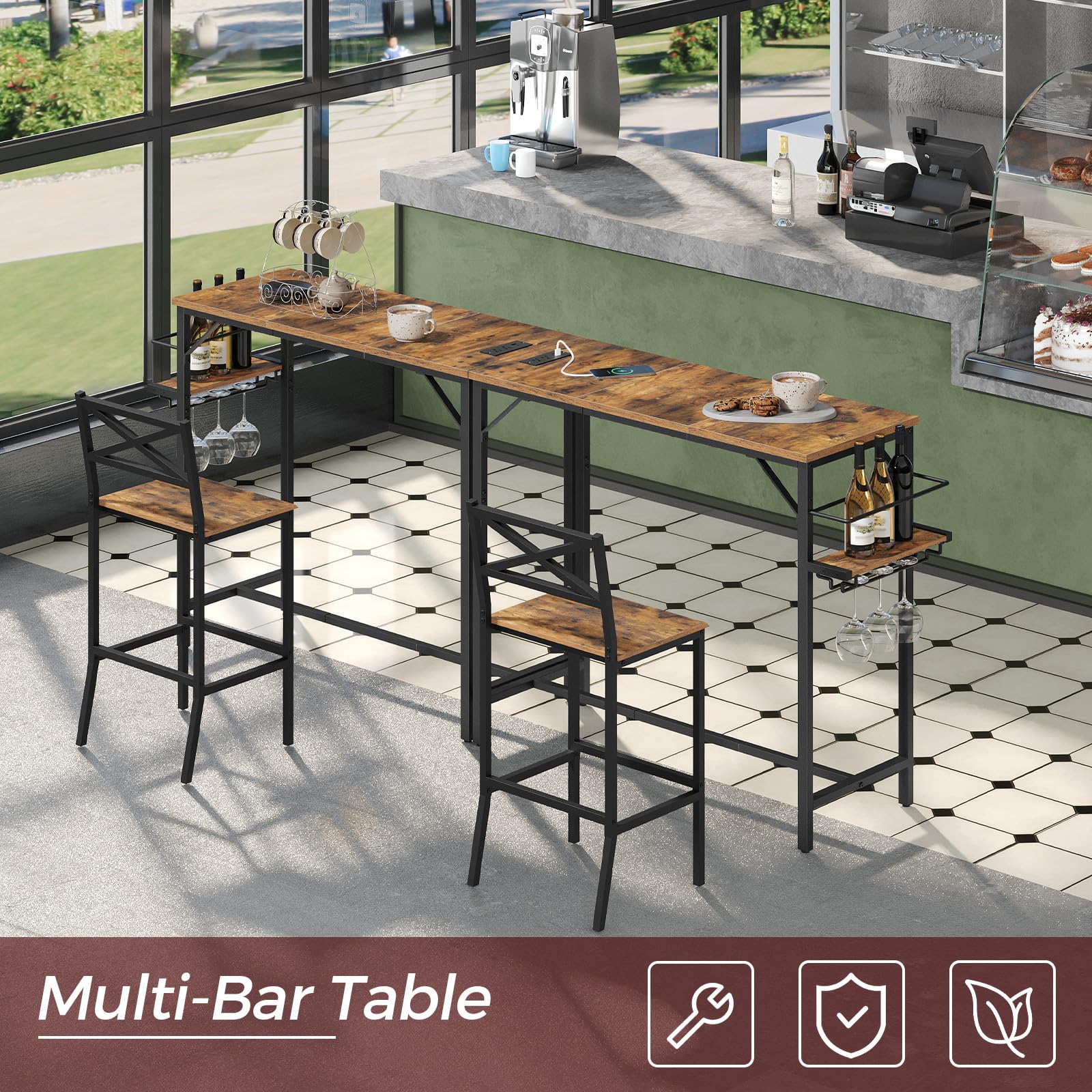 MAHANCRIS Bar Table assembly and straightforward instruction for quick setup