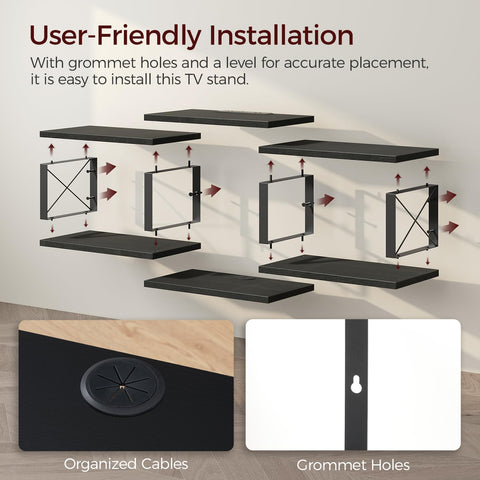 MAHANCRIS robust metal frame supports up to 150 lb securely.
