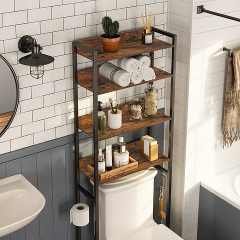 MAHANCRIS rustic brown finish adds warm, natural touch to any bathroom
