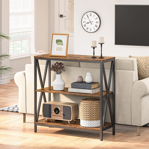 MAHANCRIS wood texture detail and durable metal frame