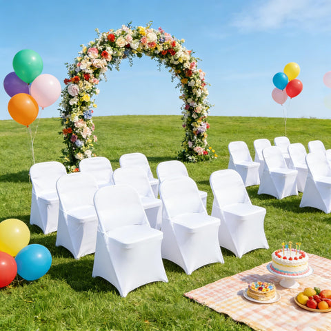 Maiangel chair cover with four-corner elastic straps keeps seats secure.