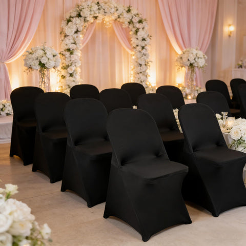 Maiangel wedding decor chair cover elevates reception aesthetics.
