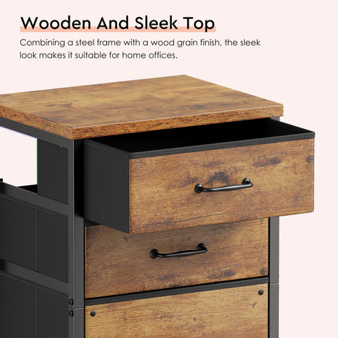 Easy-assembly Maihail cabinet with labeled parts and included tools.