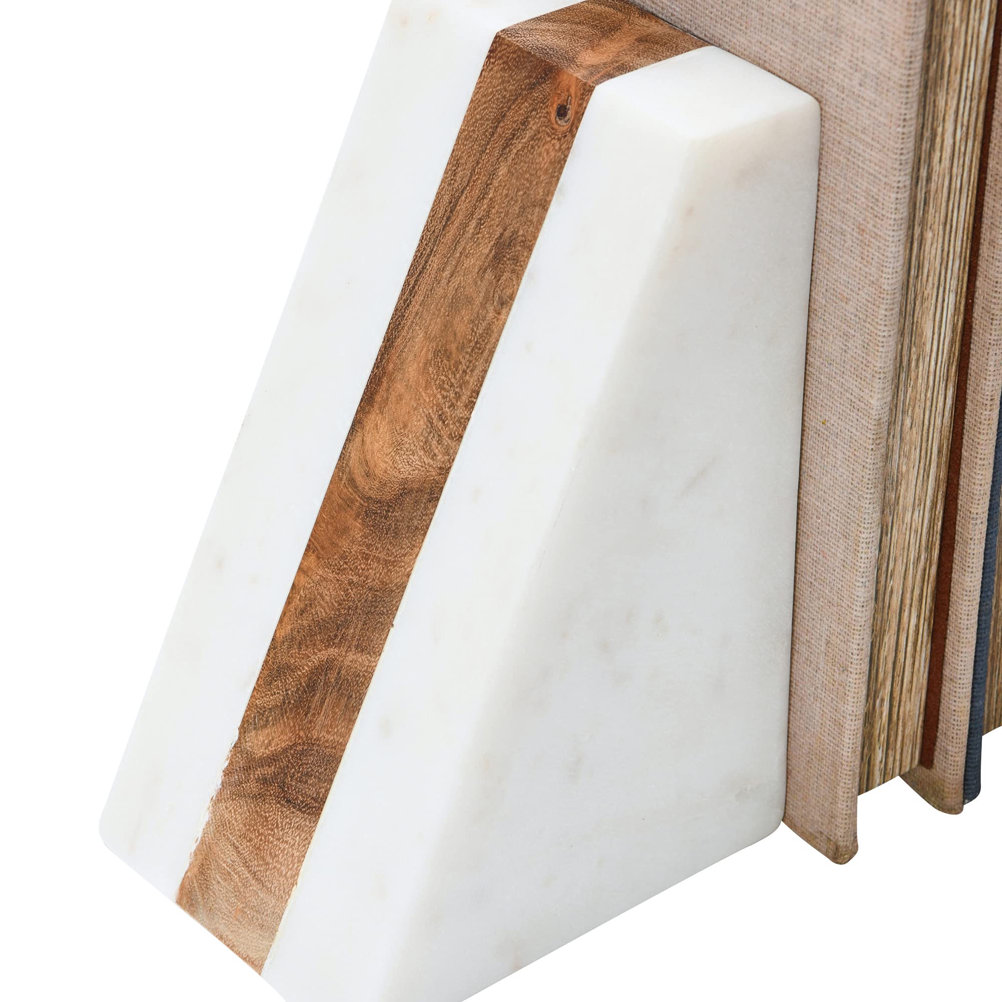 Heavy-duty stability supports books securely on desks or shelves.