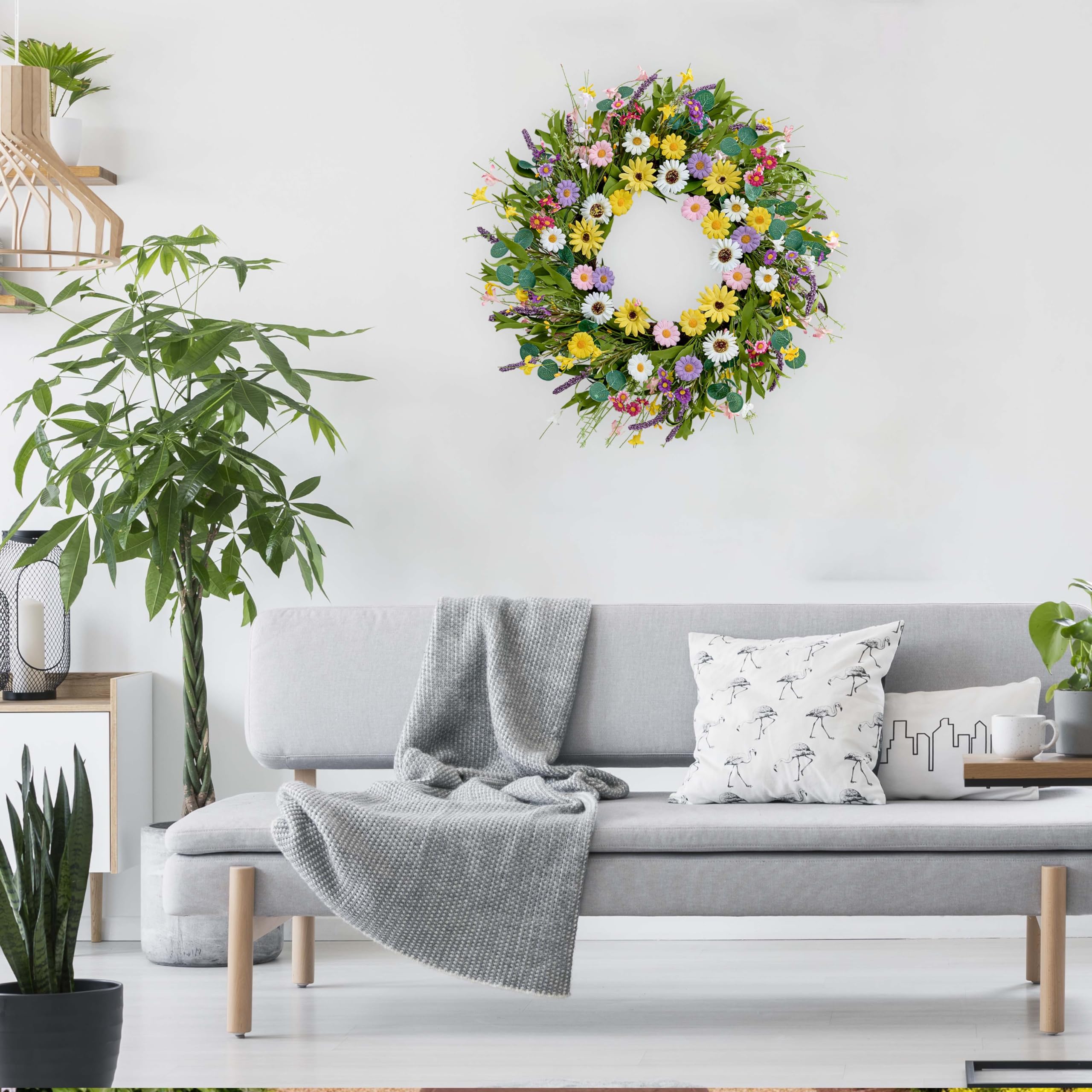 MAINGKAUNG Spring Wreath versatile for holidays and everyday moments indoors or outdoors.