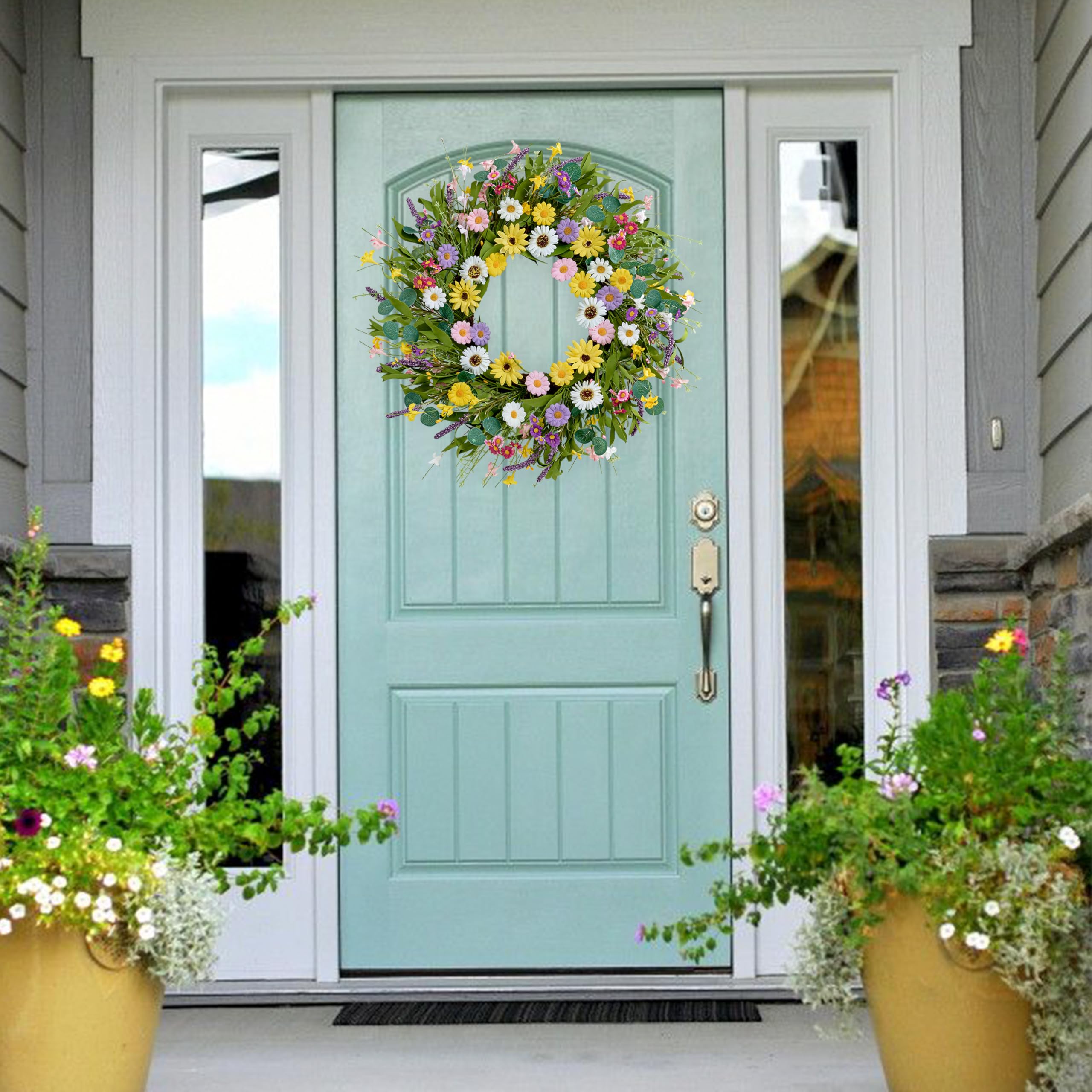 MAINGKAUNG porch decoration brings color to outdoor seating and entryways.