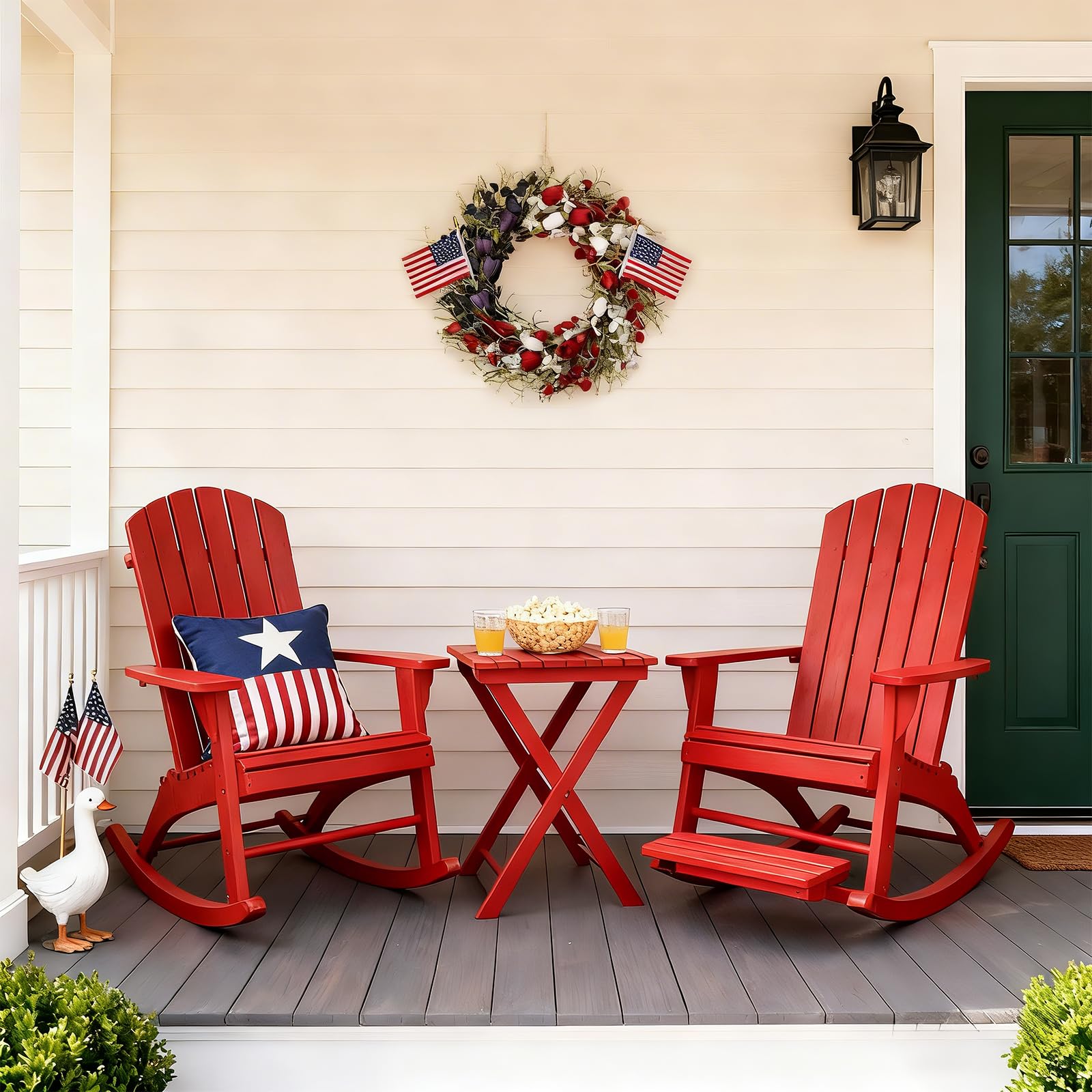 MAINGKAUNG Vibrant patriotic accents embody freedom and unity in home decor.