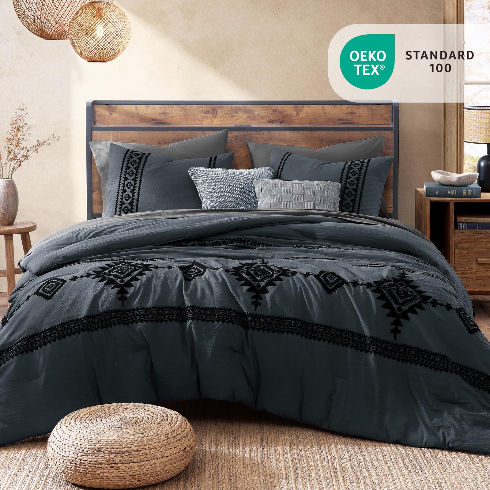 MaiRêve bed-in-a-bag 7-piece set laid out for complete all-season update