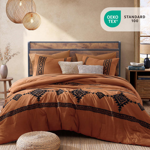 MaiRêve chain-stitch embroidery detail highlights the 3D texture for a cozy focal point.