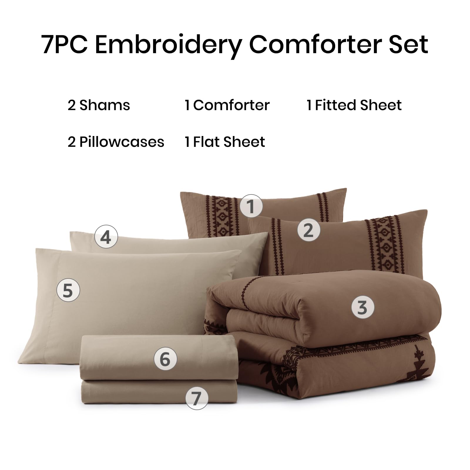 MaiRêve sheets and pillowcases included for a cohesive bedroom look