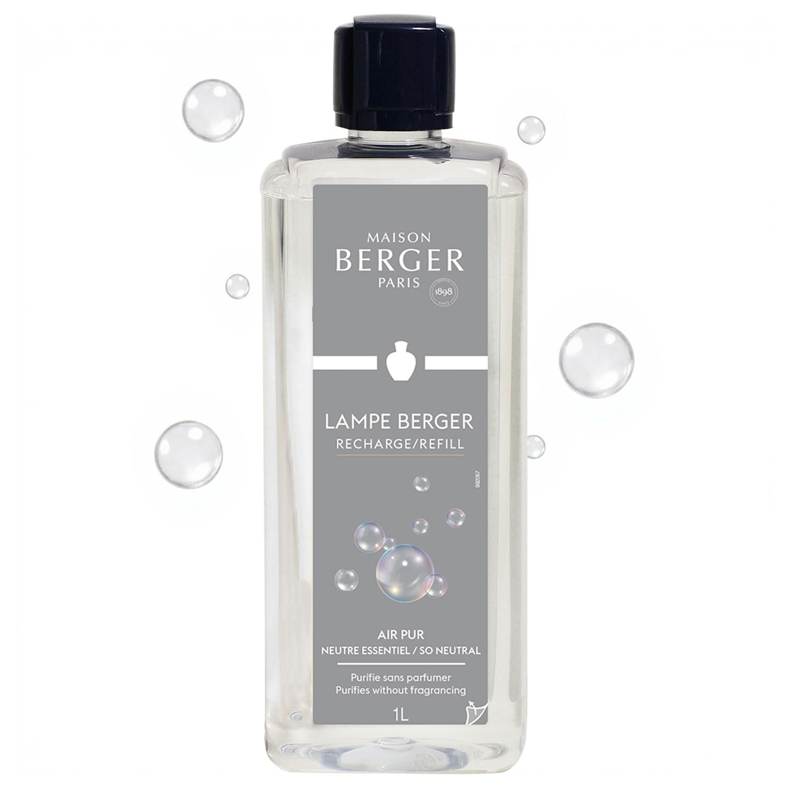 MAISON BERGER So Neutral refill bottle shown for fragrance-free air refresh.