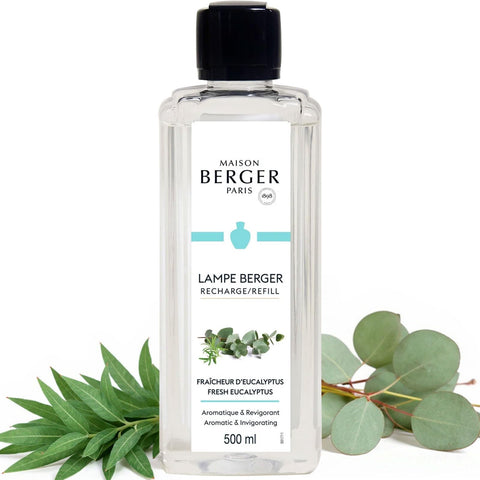 MAISON BERGER Fresh Eucalyptus refill bottle enhances room fragrance