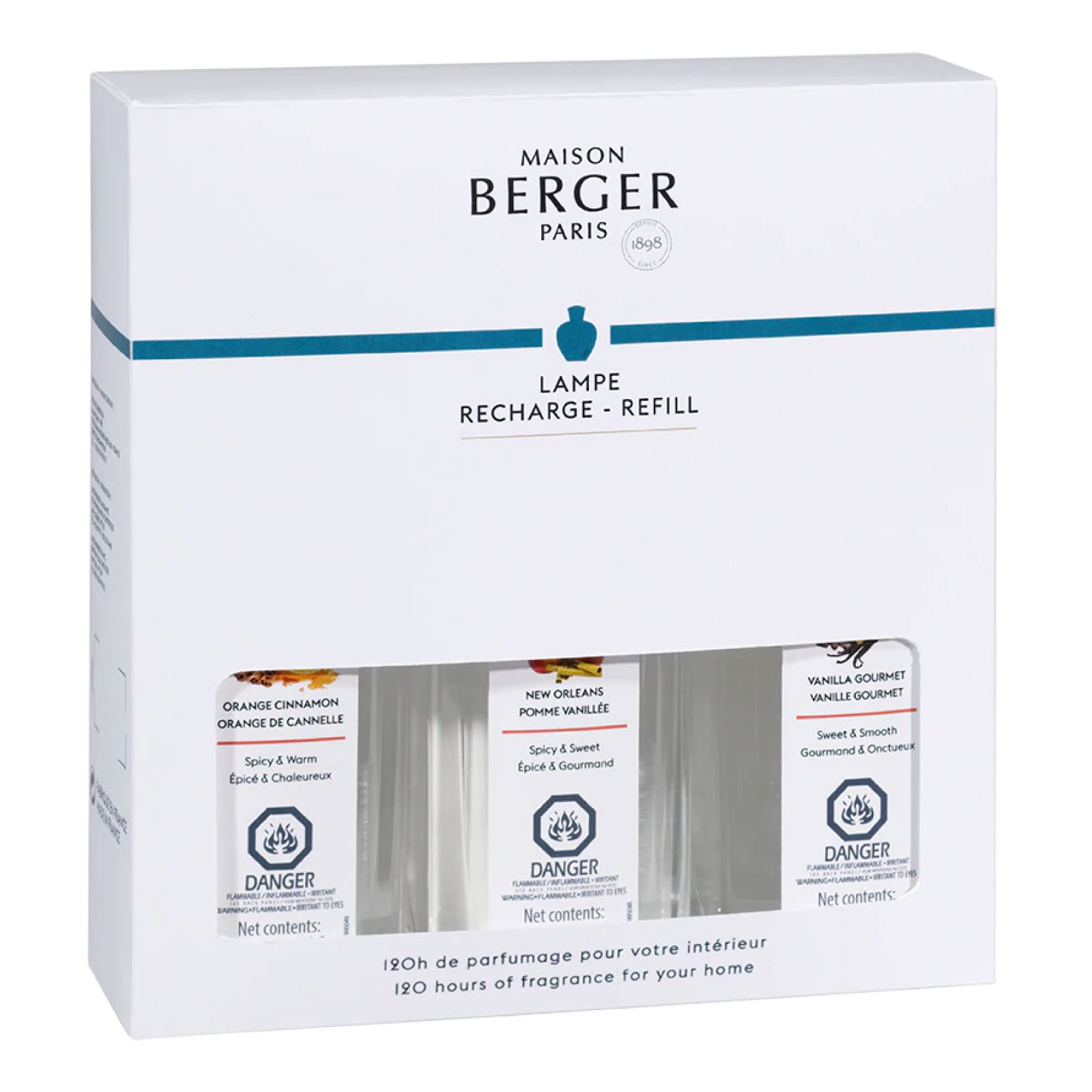 Maison Berger New Orleans refill bottle features pear and apple notes for cozy spaces
