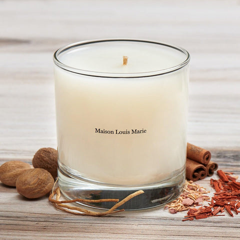 Maison Louis Marie No.04 Bois de Balincourt candle sandalwood note visible for warm mood