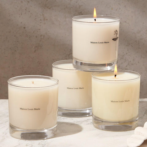Maison Louis Marie No.04 Bois de Balincourt candle vetiver note in focus creating earthy ambiance